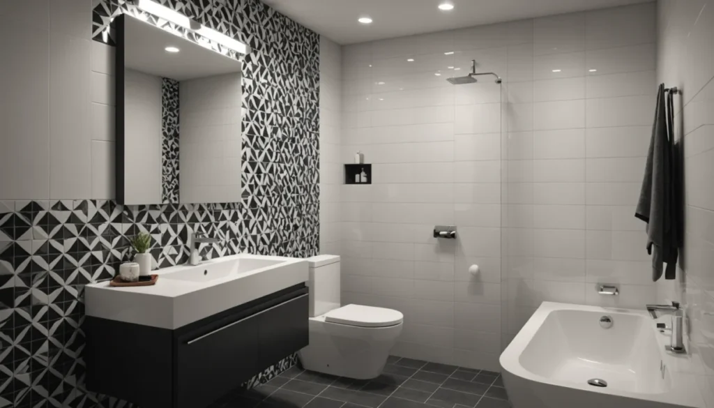 idées de carrelage pour petite salle de bain